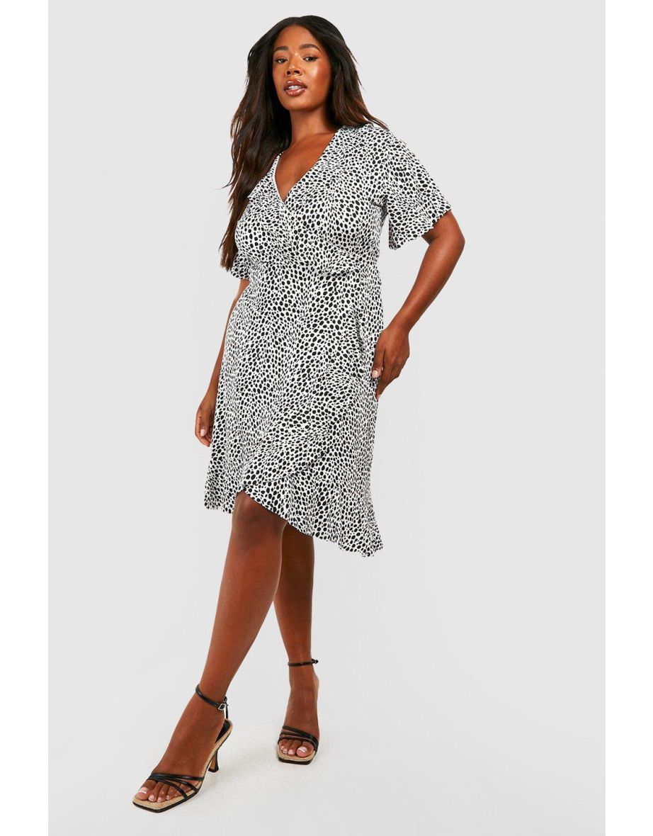 Dalmatian wrap hot sale dress