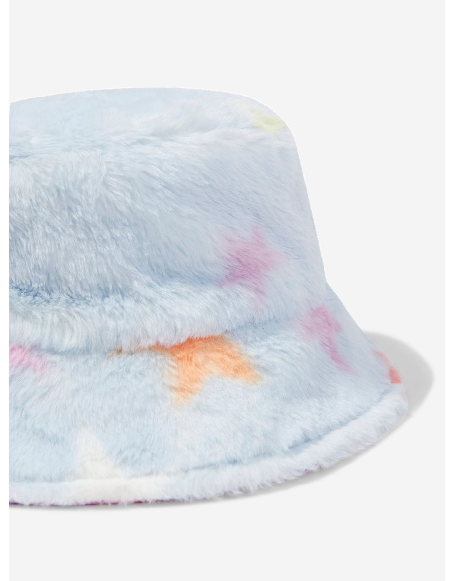 Girls Bucket Hat in Blue - 4
