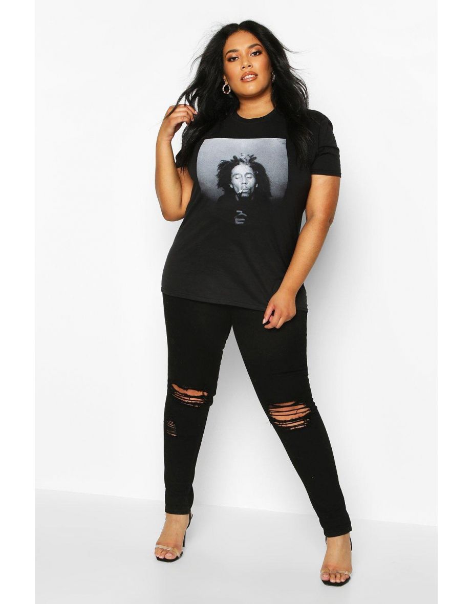 Plus Bob Marley Licensed T-Shirt - black - 3