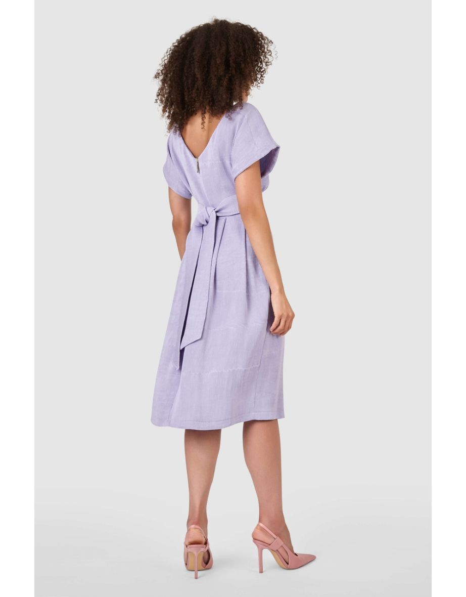 Closet London Purple Kimono Midi Dress - 3