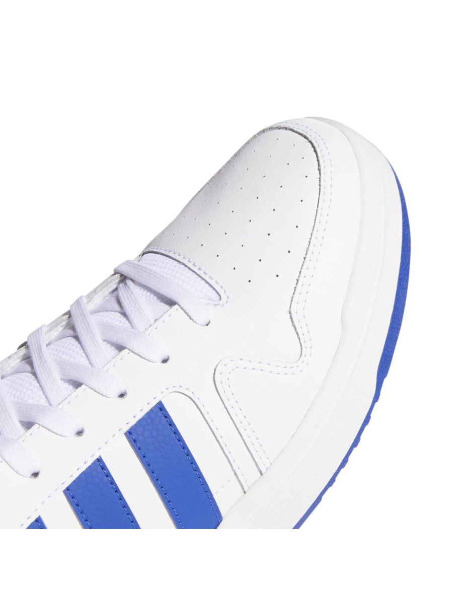 Men's adidas Postmove Mid Basketball Shoes in White - 8