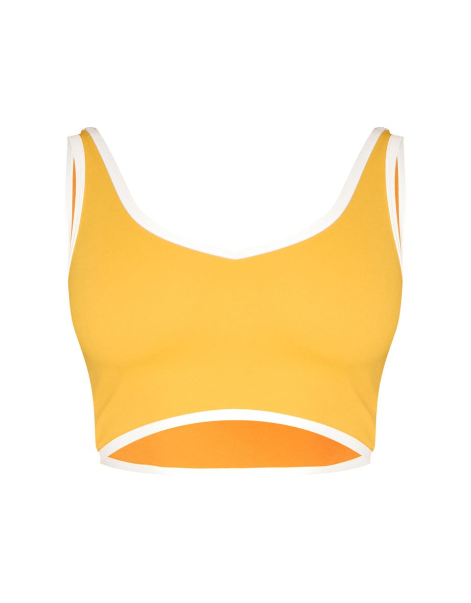 Shape Olive Active Contrast Binding Sports Bra - 4
