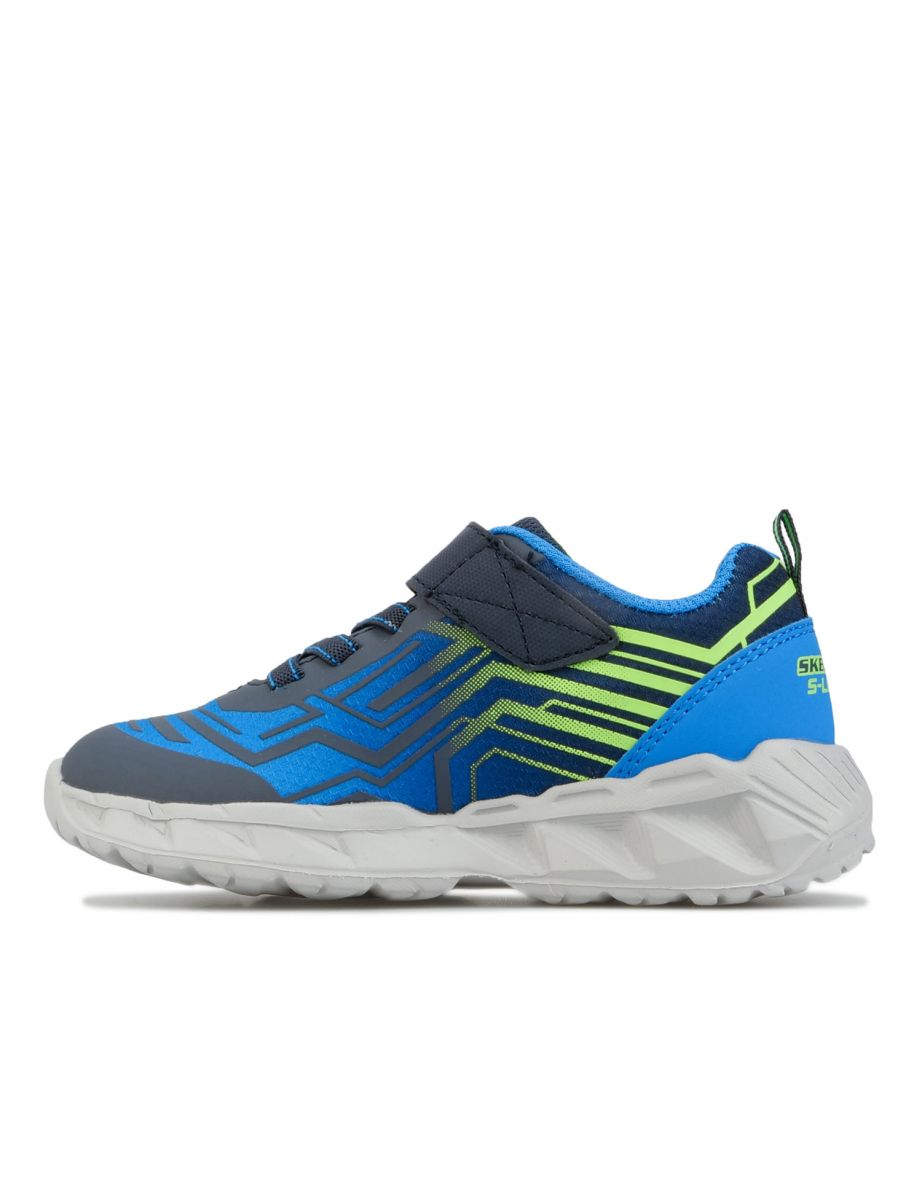 Boy's Skechers Infant Magna Light Bozler Trainers in Blue - 5