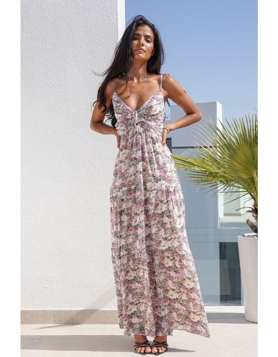 TFNC Sena Print Maxi Dress