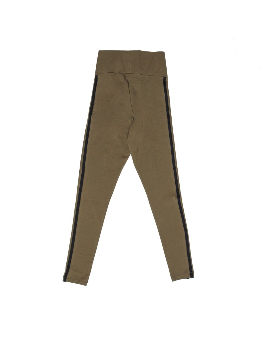 Women's adidas Originals 3 Stripe Legging in Green - 1
