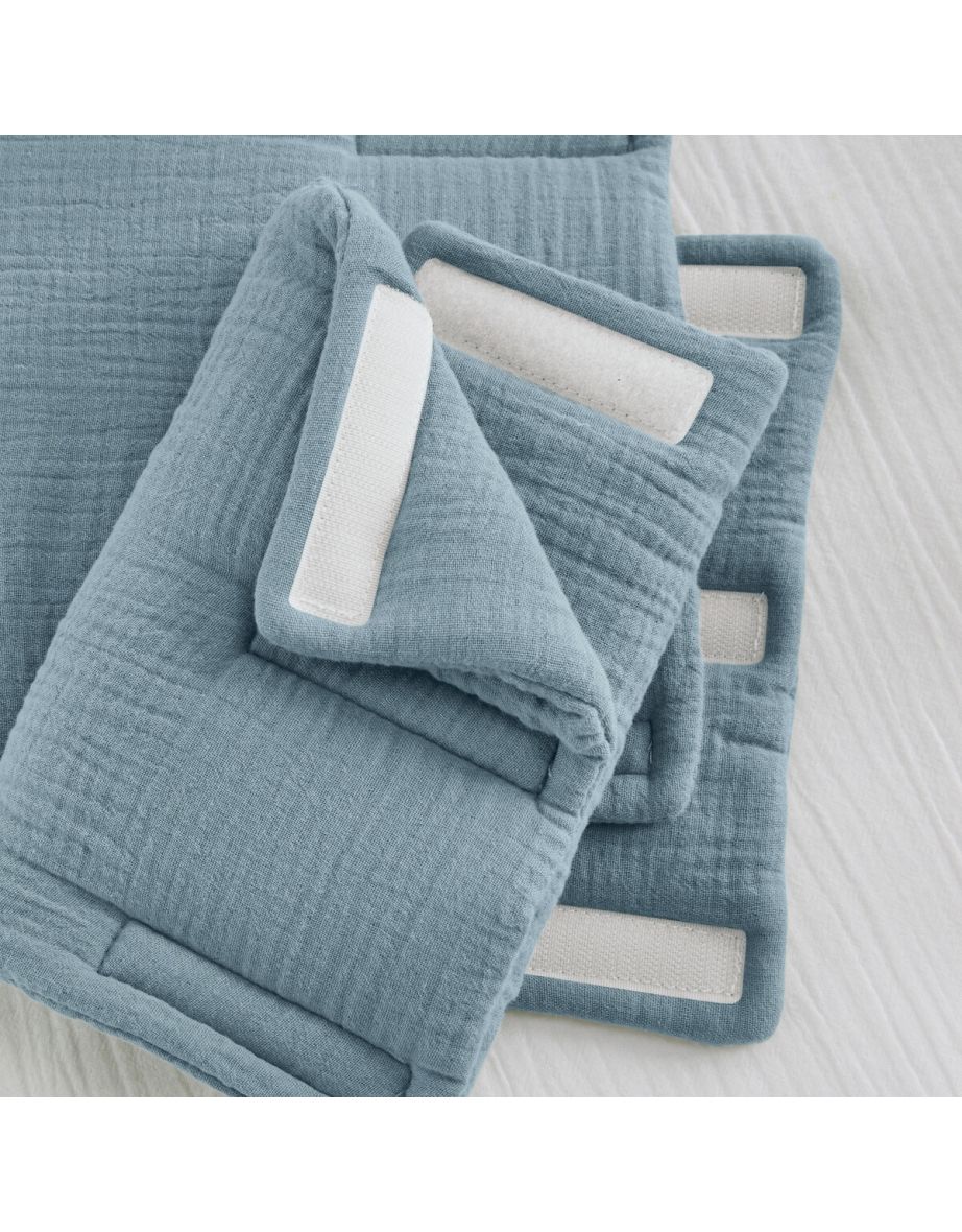 Kumla Cotton Muslin Cot Bed Bumper - 2