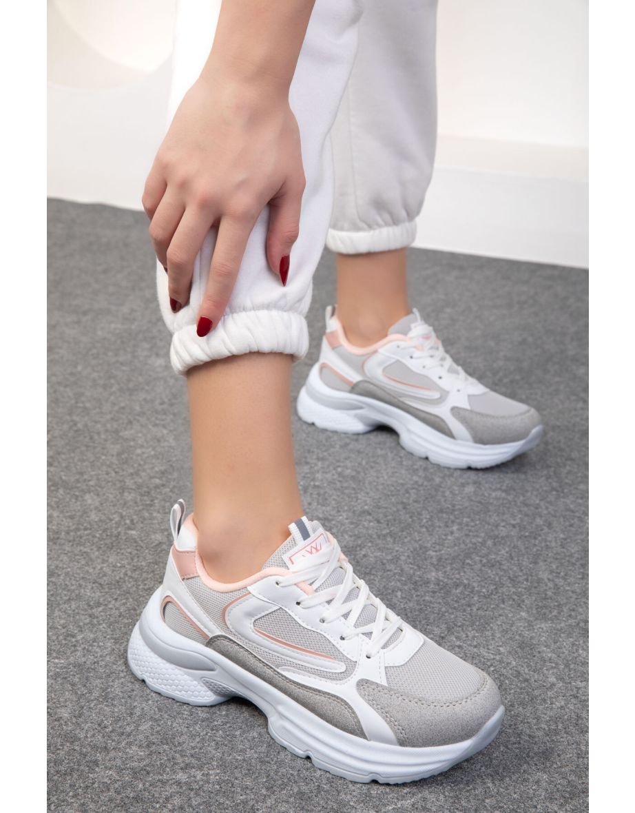 Ice-Powder-White Women's Sneakers - 4