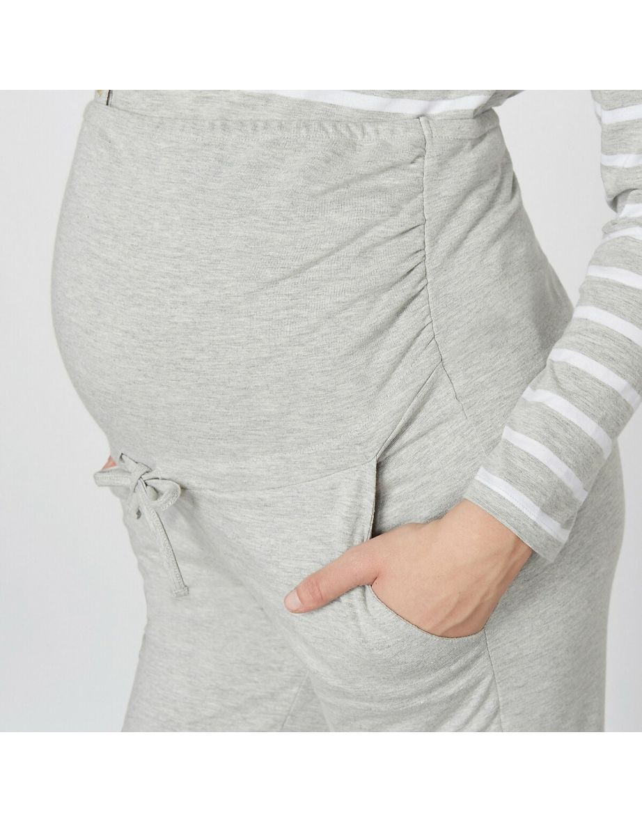 Cotton Maternity/Nursing Pyjamas, Length 30.5'' - 4