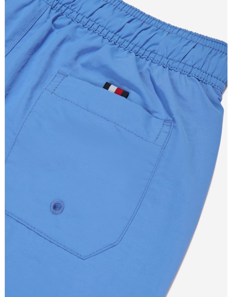 Tommy Hilfiger Boys Medium Drawstring Swim Shorts in Blue - 3