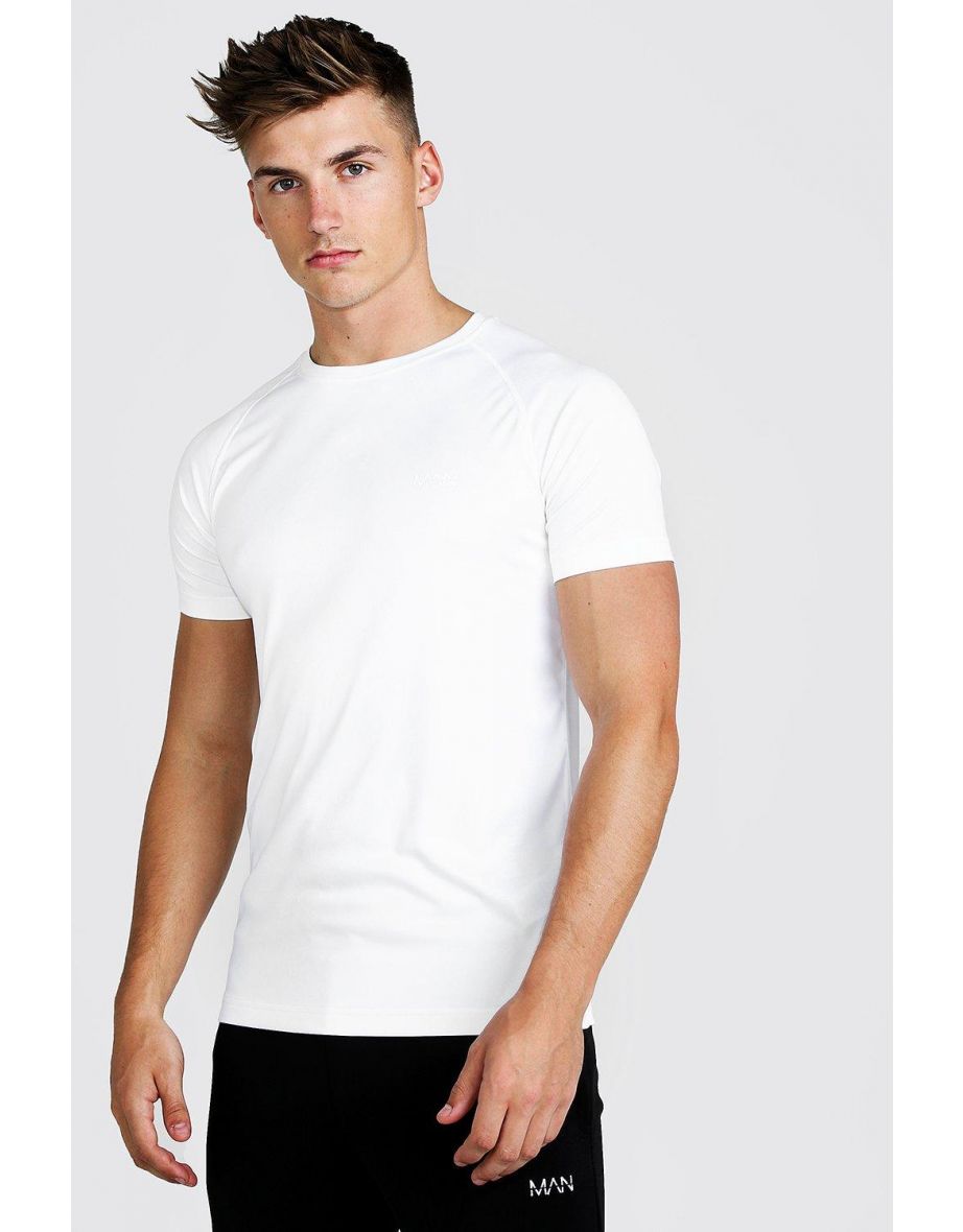 MAN Active Raglan Dri-Fit T-Shirt - white