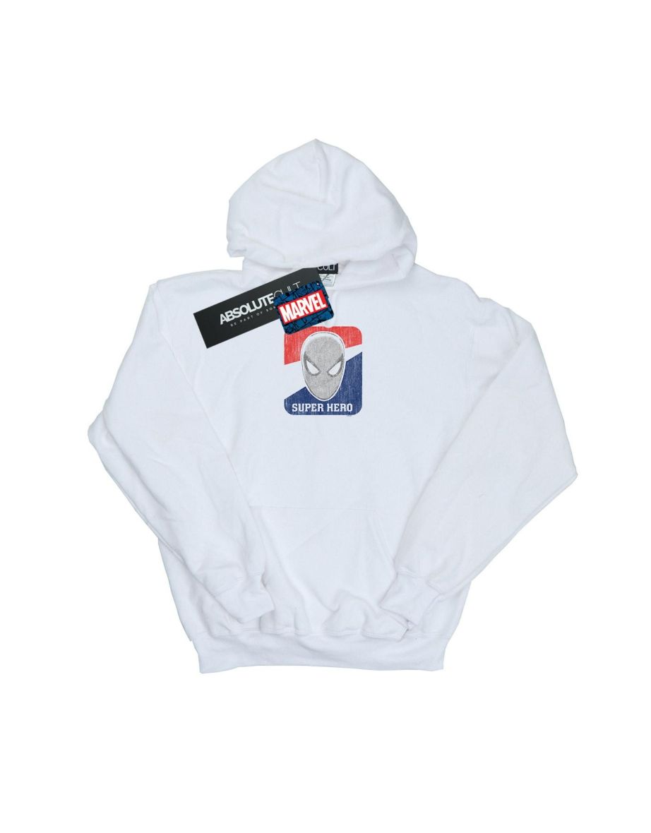 Marvel Boys Spider-Man Superhero Sports Hoodie - White - 1