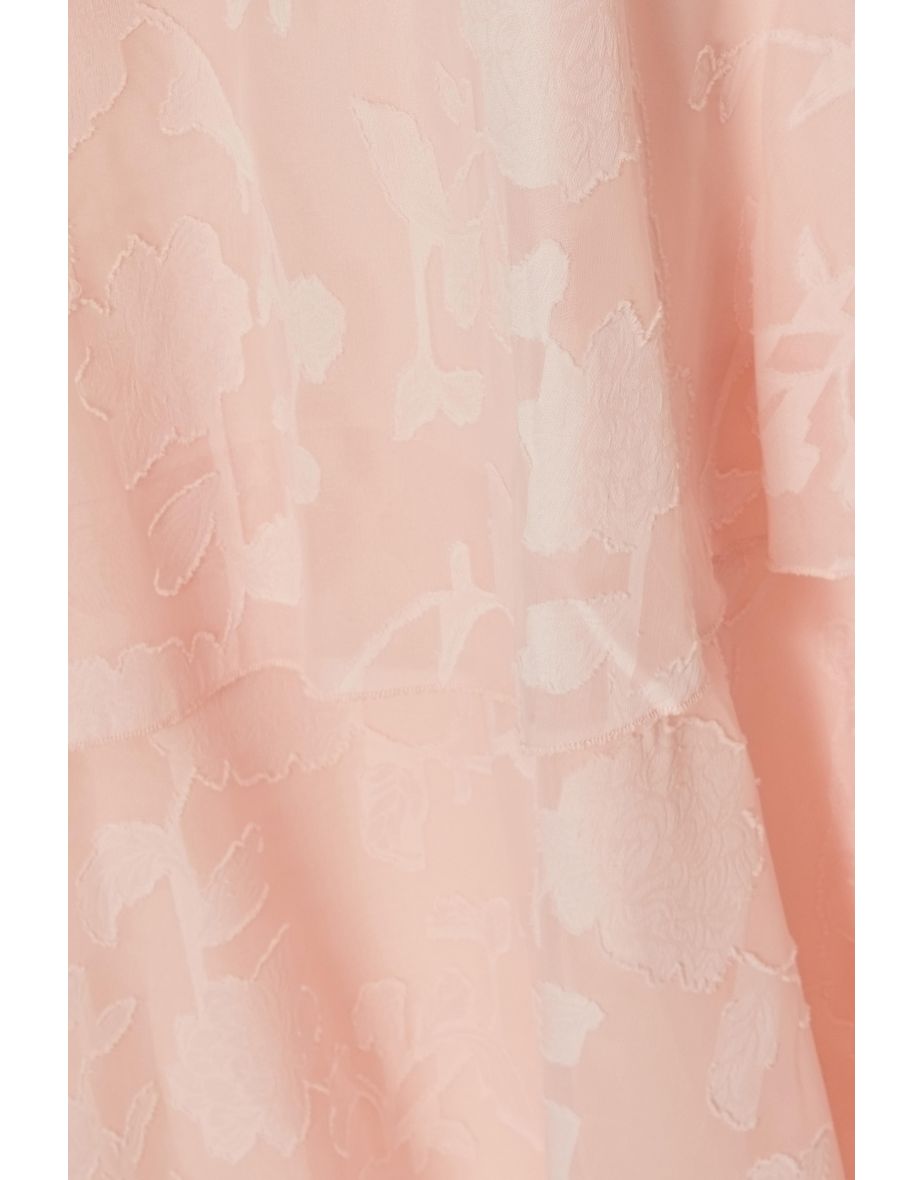 Petite Pink Tiered Midaxi Dress - 5