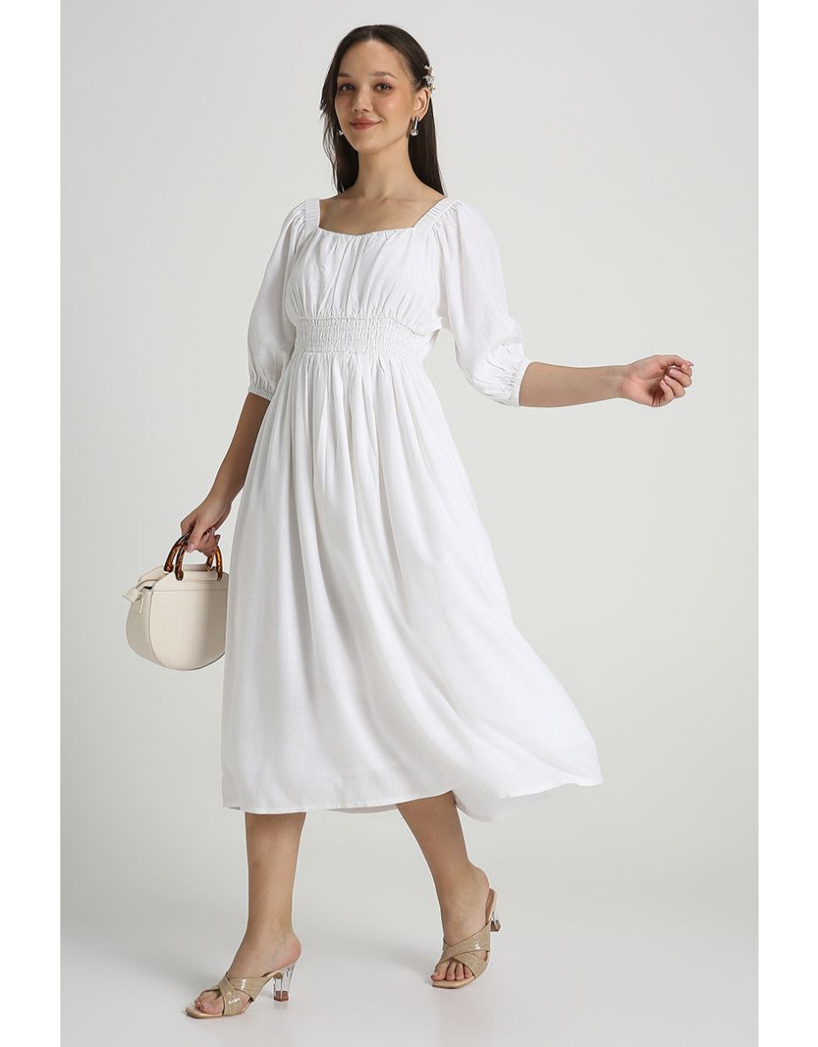 Minimal Summer Midi Dress