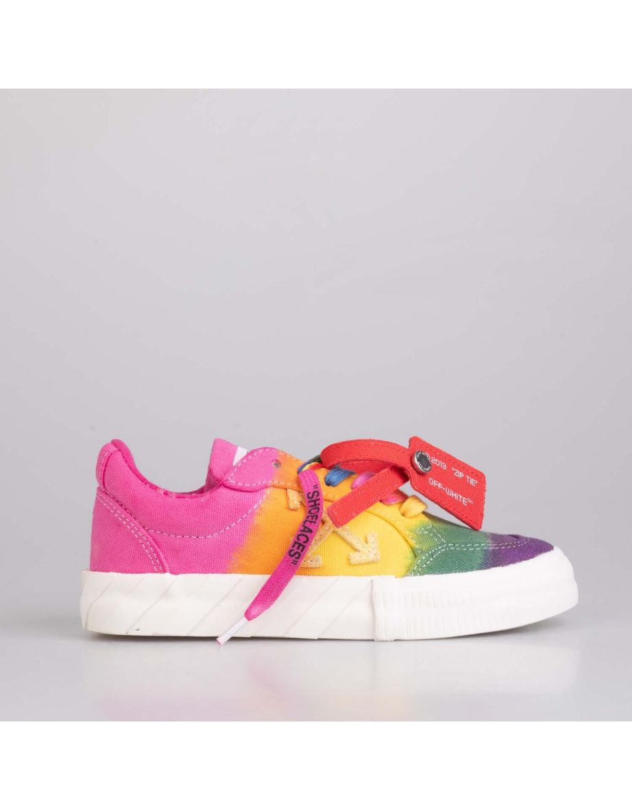 Girl's Off White Juniors Low Vulcanized Tie Dye Trainers in other