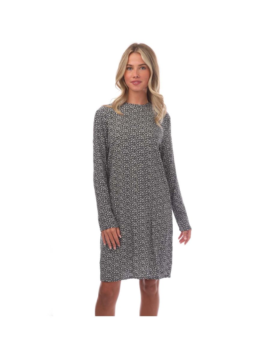 Women's Superdry Studios Long Sleeve Woven Dress in Black