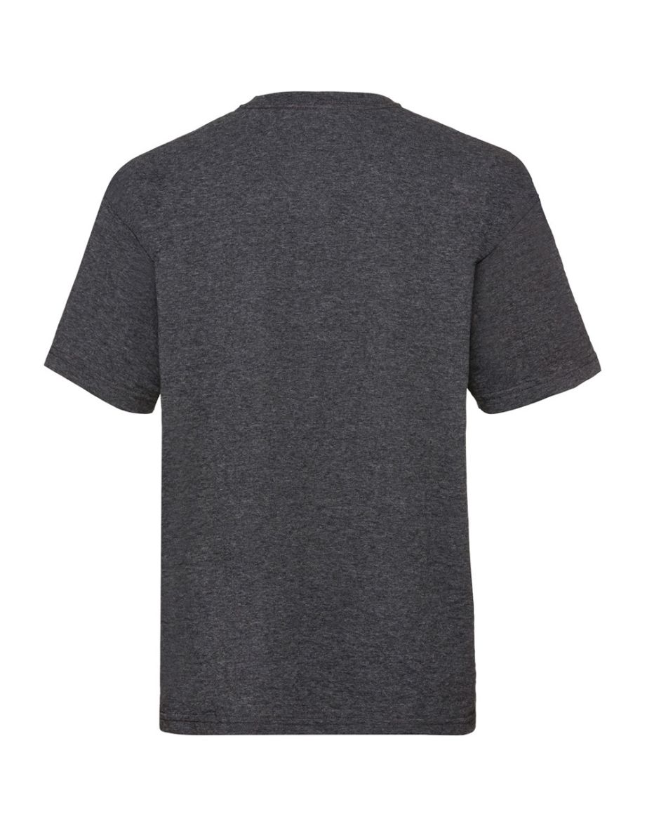 Fruit Of The Loom Childrens/Kids Unisex Valueweight Short Sleeve T-Shirt - Dark Heather - 1