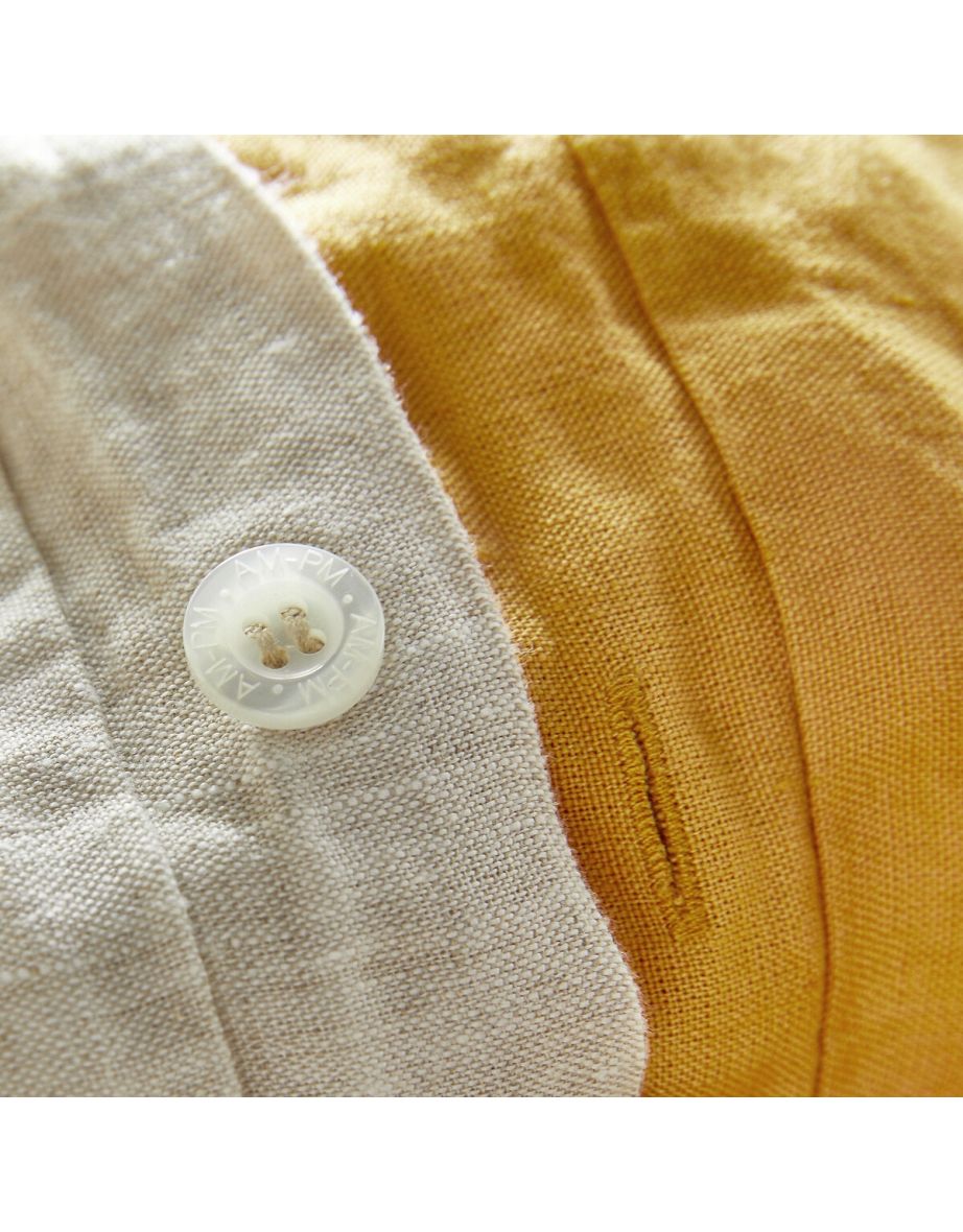 Alhanasia Double Fringe Washed Linen Duvet Cover - 7