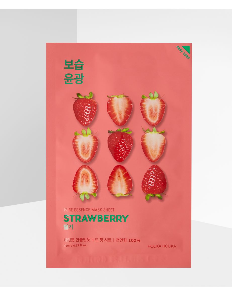 Pure Essence Mask Sheet Strawberry Pack 5pieces