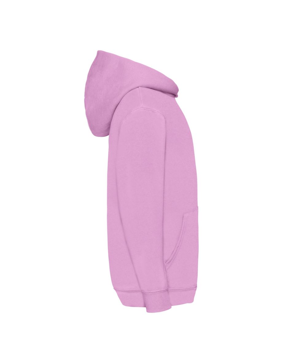 Fruit Of The Loom Childrens Unisex Hooded Sweatshirt / Hoodie - Light Pink - 1
