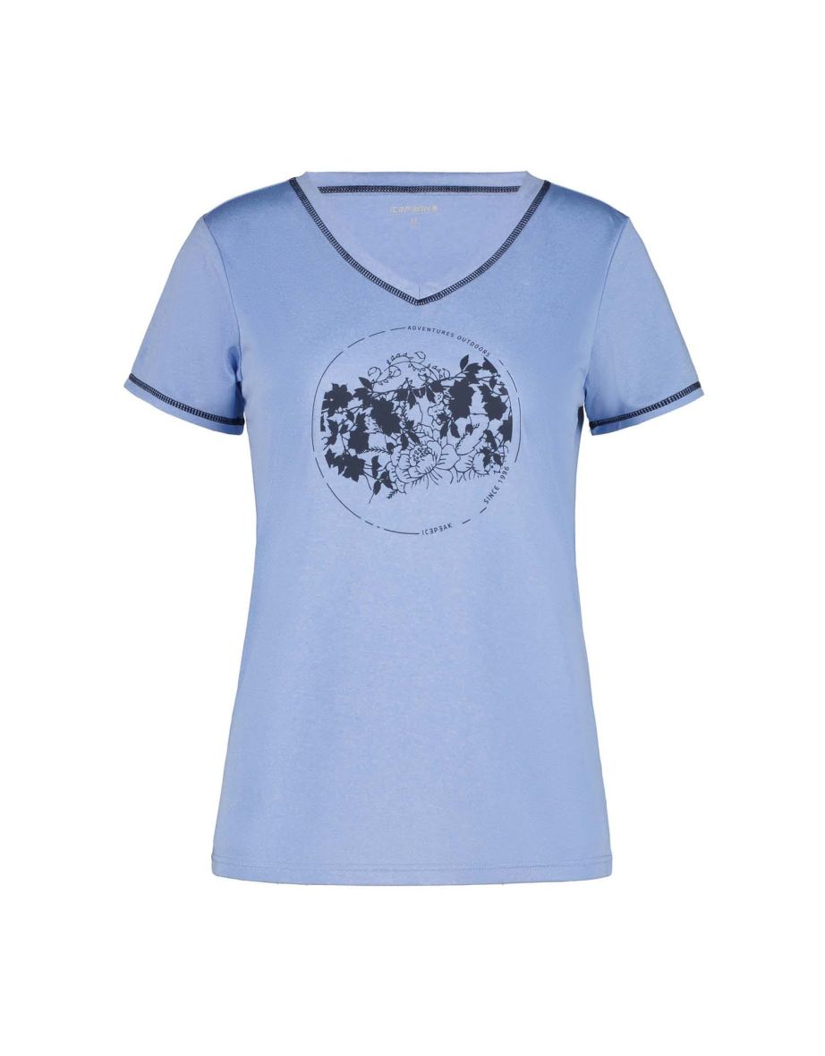 Women's Icepeak Burnham Performance T-Shirt in Blue