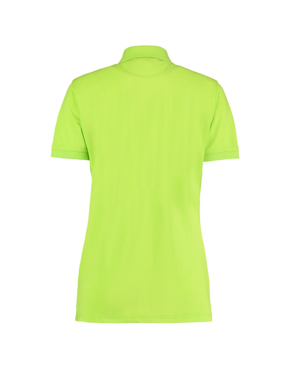 Kustom Kit Ladies Klassic Superwash Short Sleeve Polo Shirt - Lime - 1