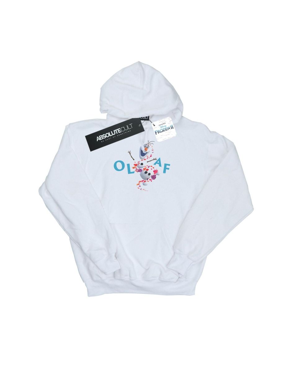 Disney Womens/Ladies Frozen 2 Olaf Leaf Jump Hoodie - White - 1