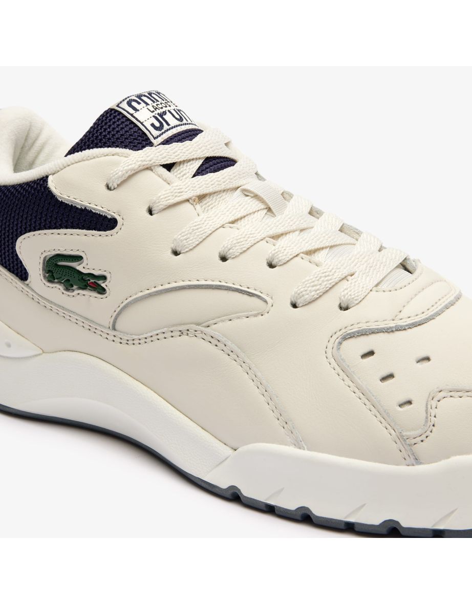 Men's Lacoste Aceline Trainers in White - 5