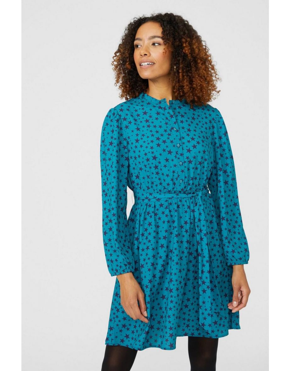 Debenhams teal dress best sale