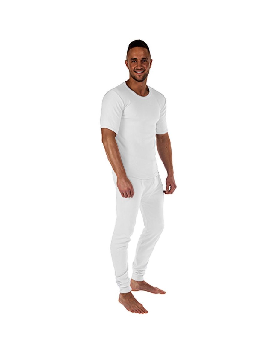 Regatta Mens Thermal Underwear Long Johns - White - 1