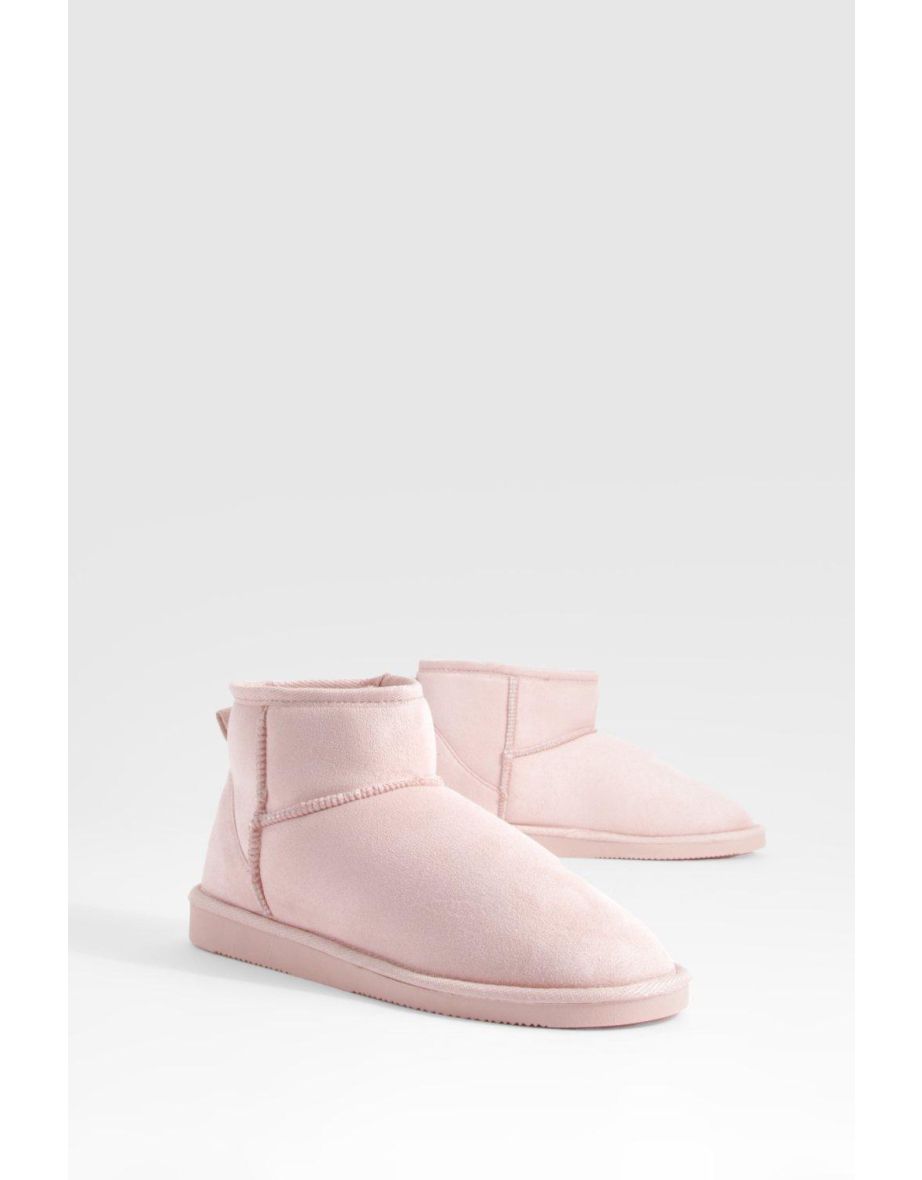 Rose pink fashion ankle boots