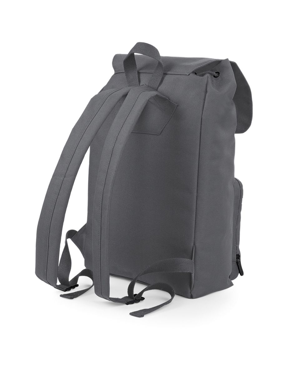 BagBase Vintage Laptop Backpack - Graphite/Black - 1