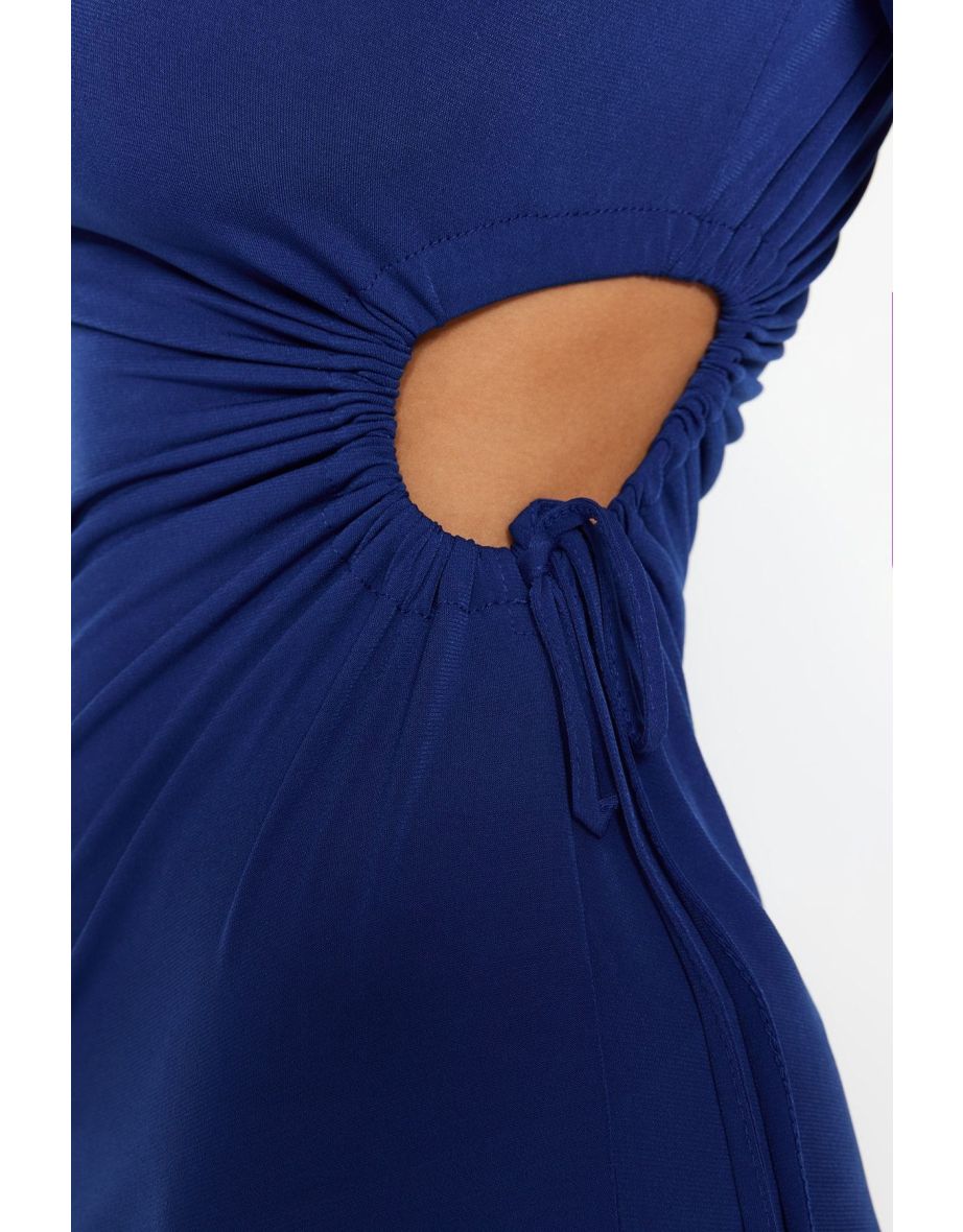 Bodycon Mini Party Dress with Long Sleeves - 7