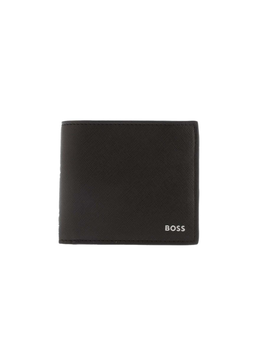 Accessories Boss Zair 8 Leather Wallet in Black