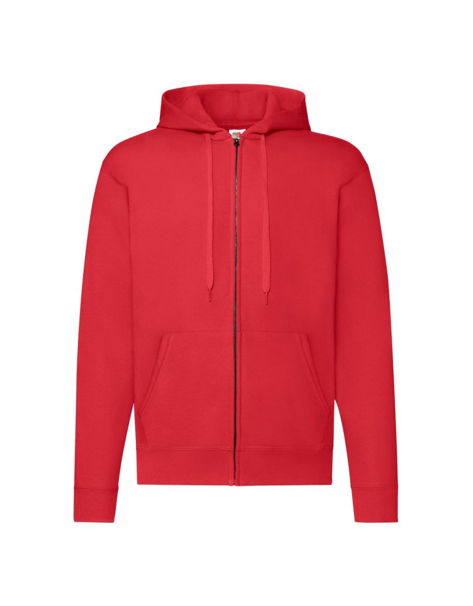 Shop Fruit Of The Loom Mens Hooded Sweatshirt Red Online in Qatar VogaCloset