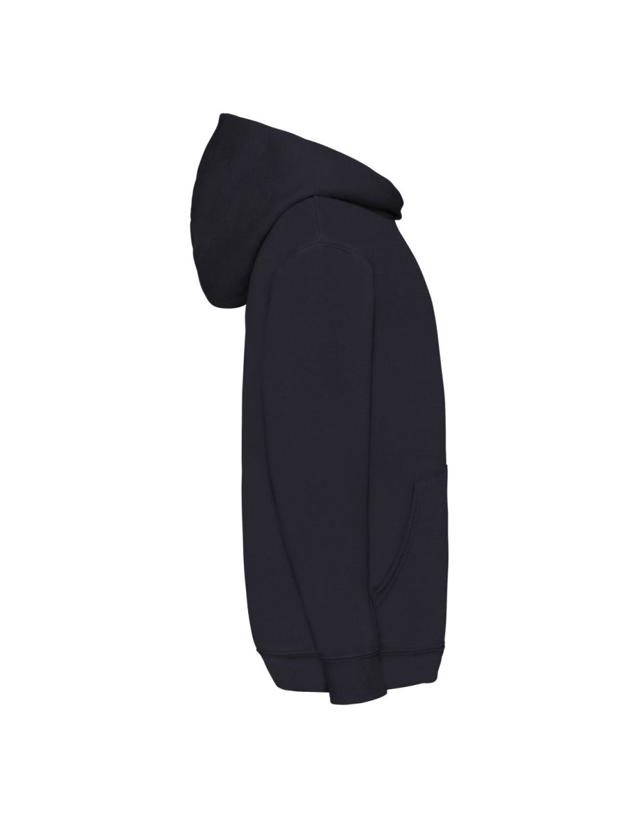 Fruit Of The Loom Childrens Unisex Hooded Sweatshirt / Hoodie - Deep Navy - 1