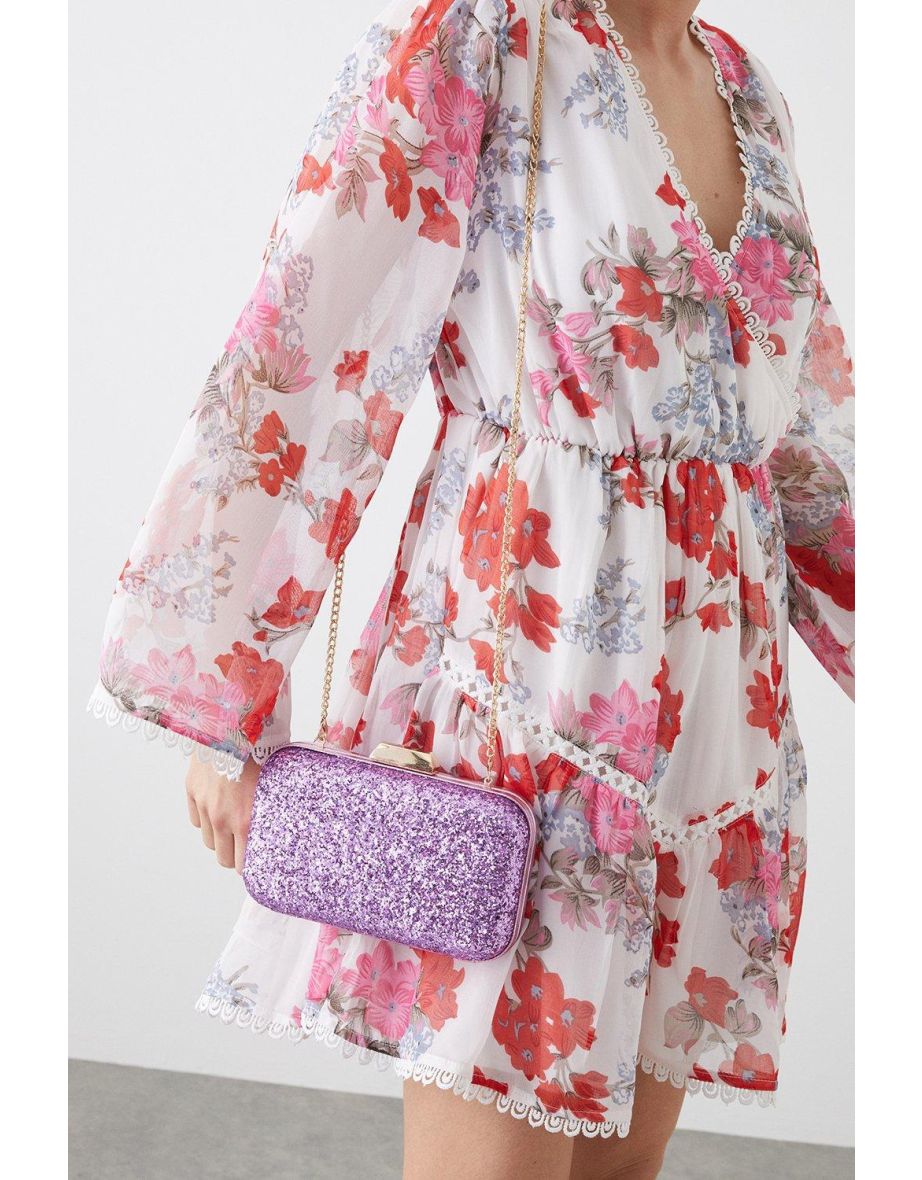 Faith pink clutch discount bag