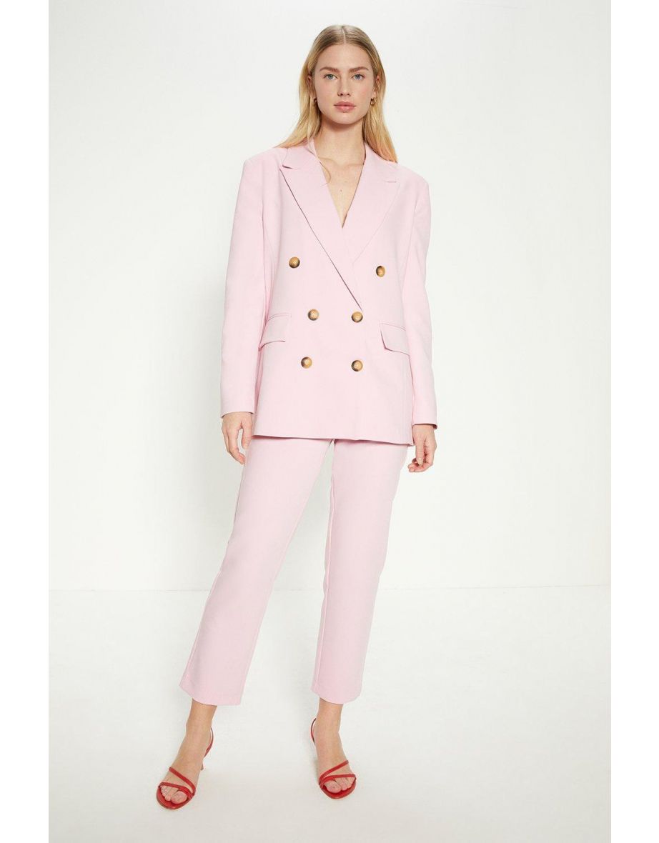 Rachel Stevens Stretch Crepe Tapered Trousers