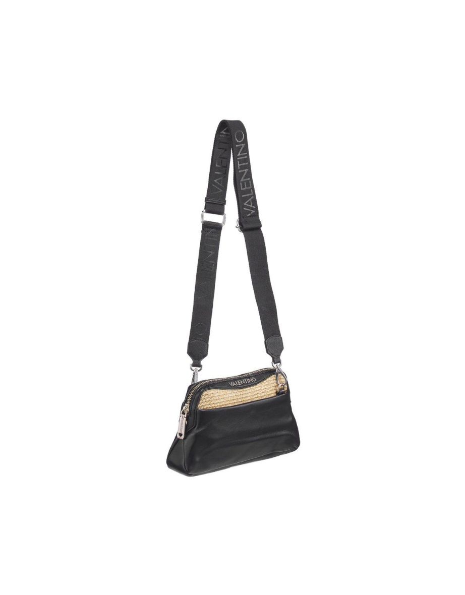 Sunday Crossbody Raffia Bag Black - 3