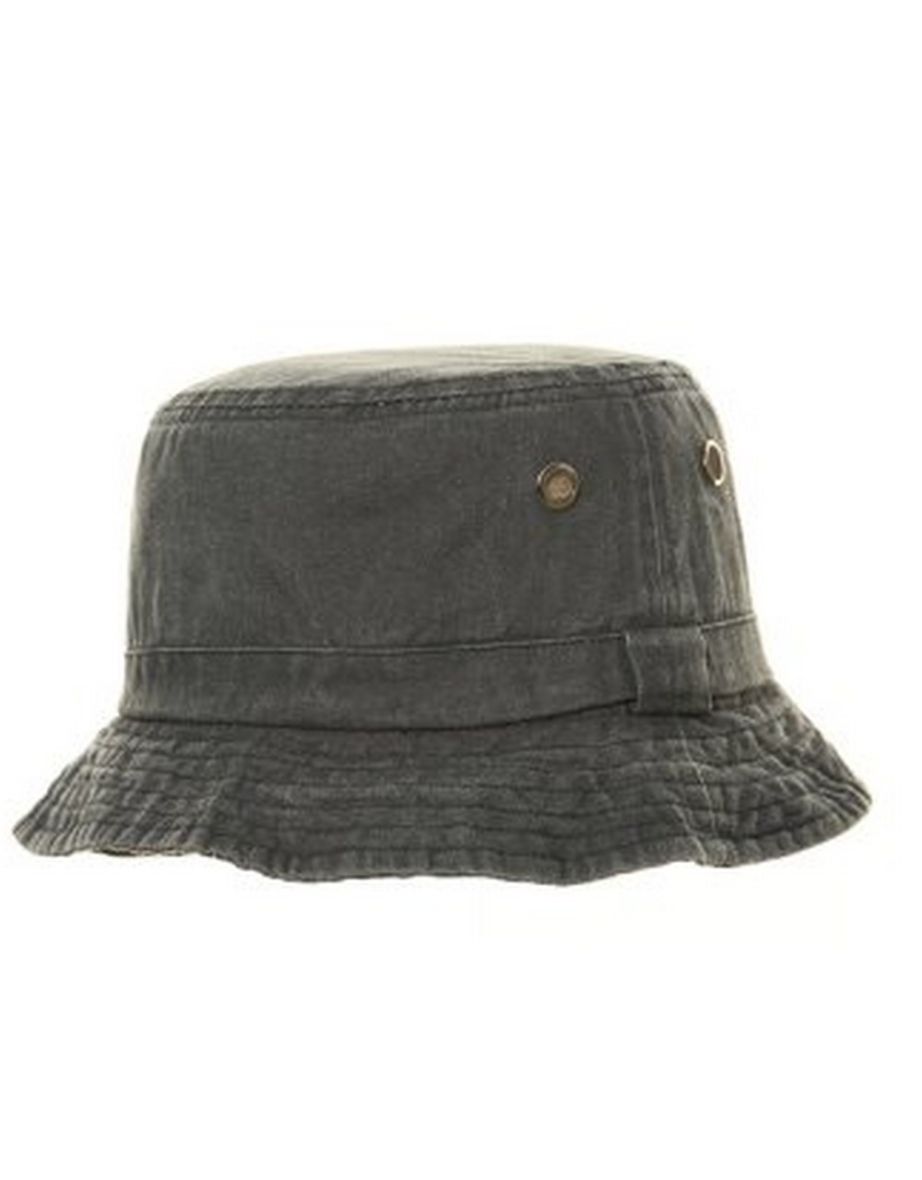 Adults Unisex Washed Denim Brush Hat - Denim