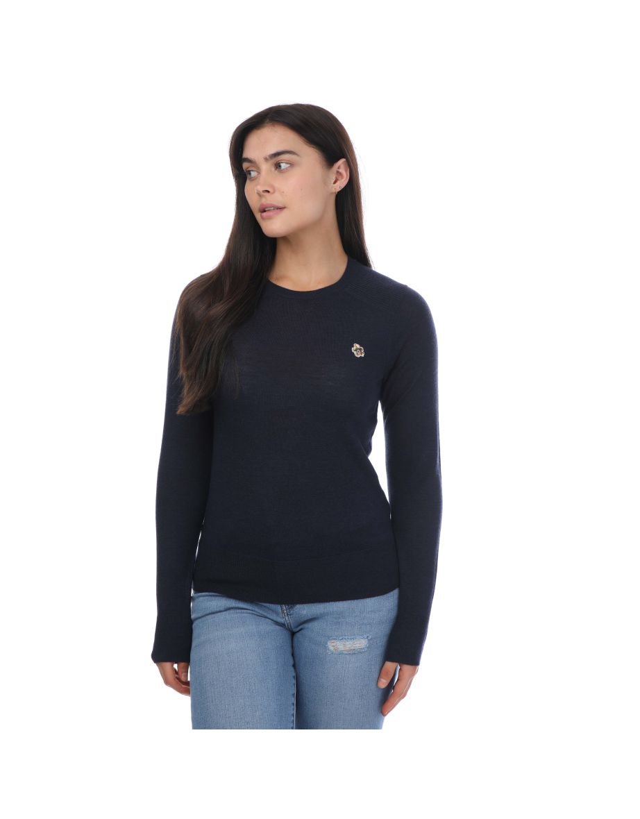 Women's Ted Baker Averiii Merino Wool Crew Neck Jumper in Blue