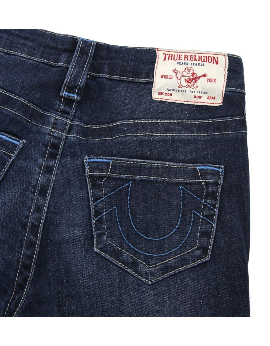 Women's True Religion Halle Super Skinny Jeans in Blue - 2