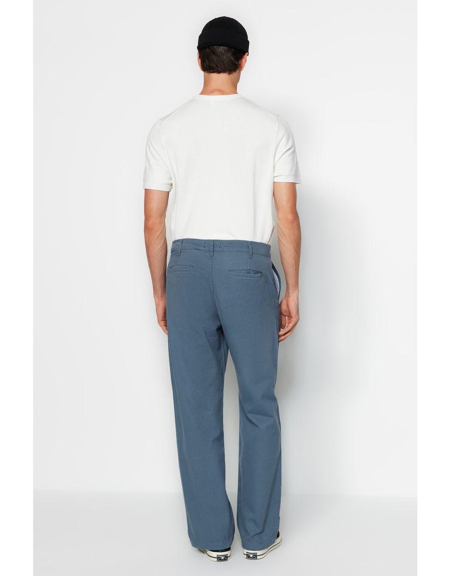Pants - Gray - Wide leg - 7