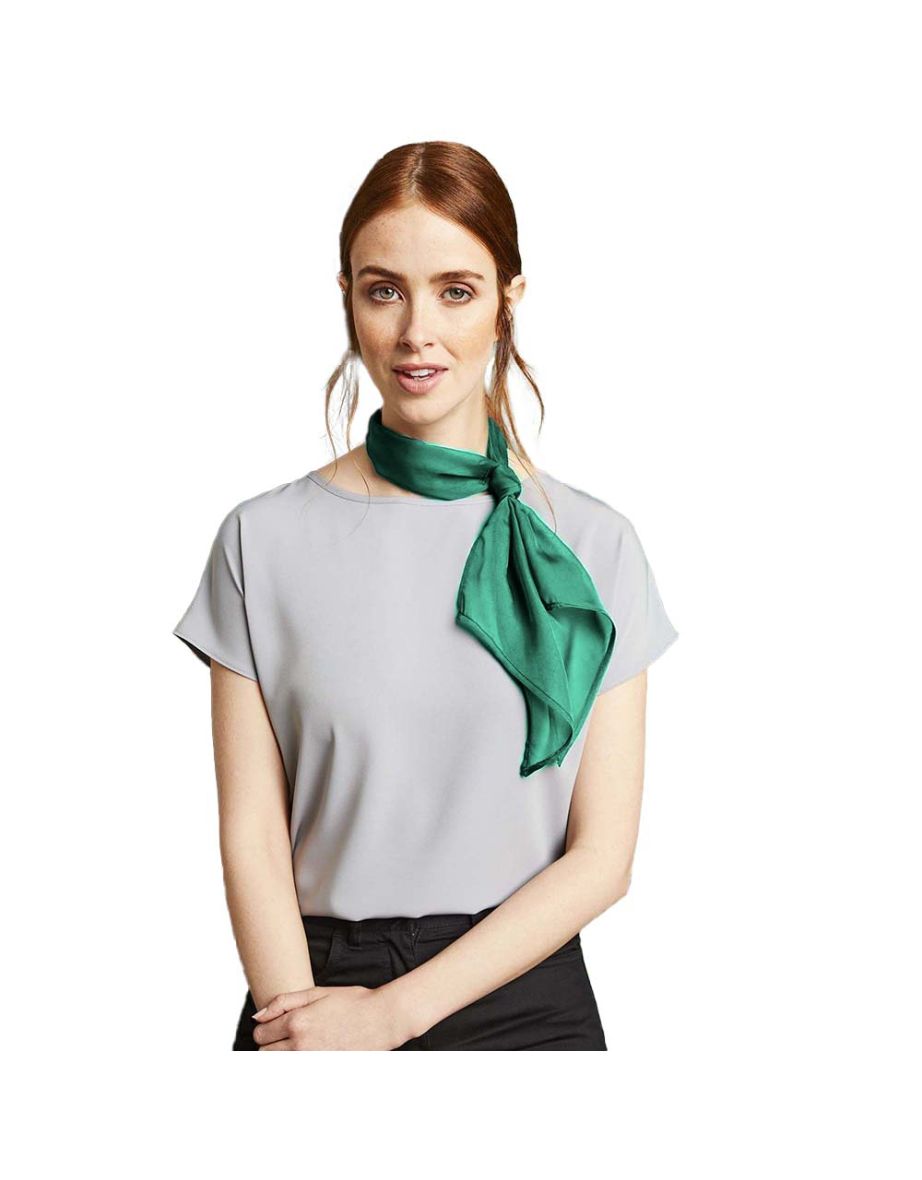 Premier Ladies/Womens Work Chiffon Formal Scarf - Emerald