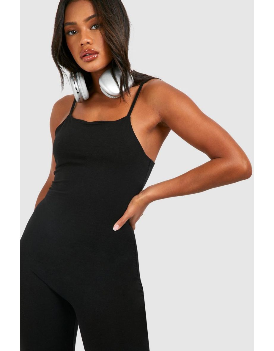 Super Soft Strappy Yoga Unitard - black - 3