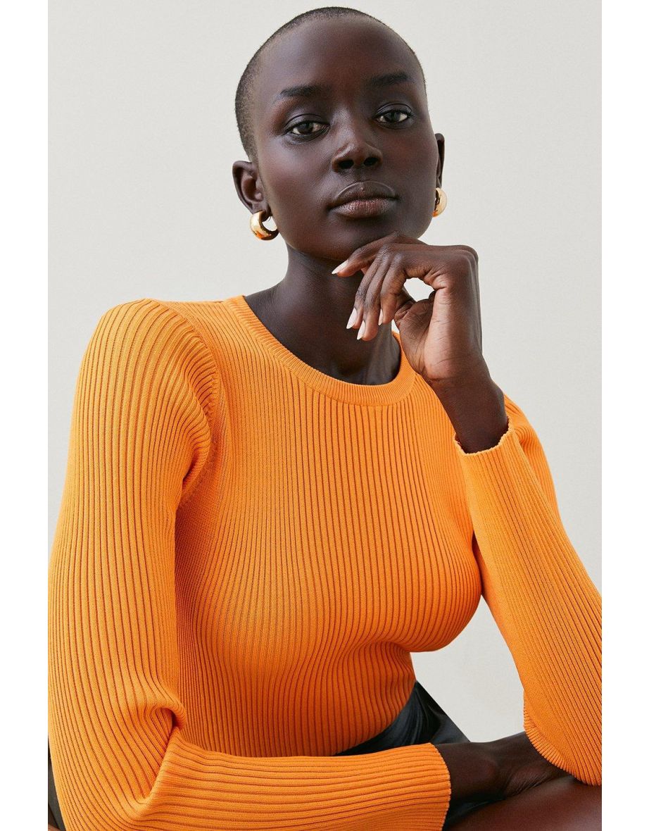 Karen millen sale orange jumper