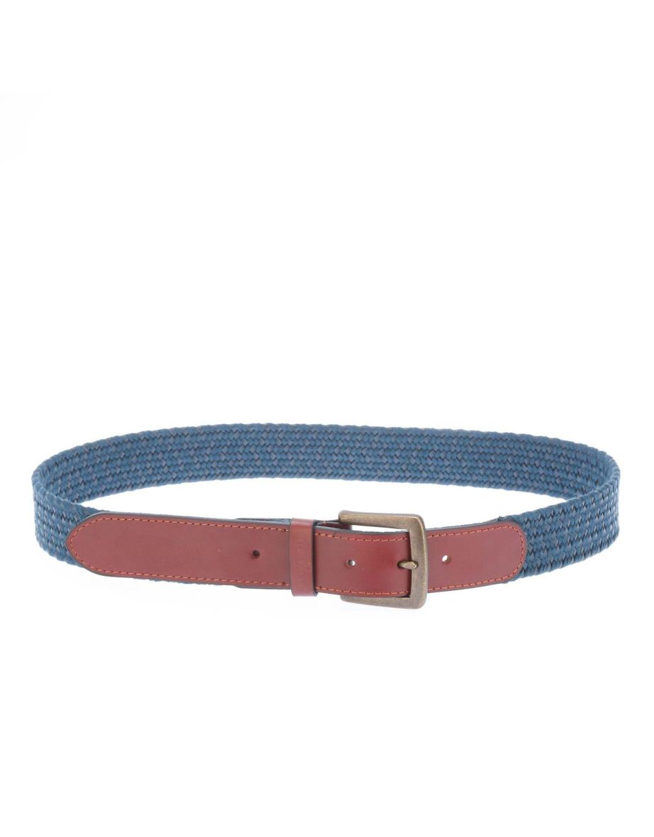 Accessories Ted Baker Galan Leather Woven Belt in Blue