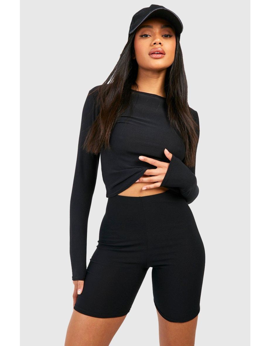 Soft Touch Cycling Shorts - black