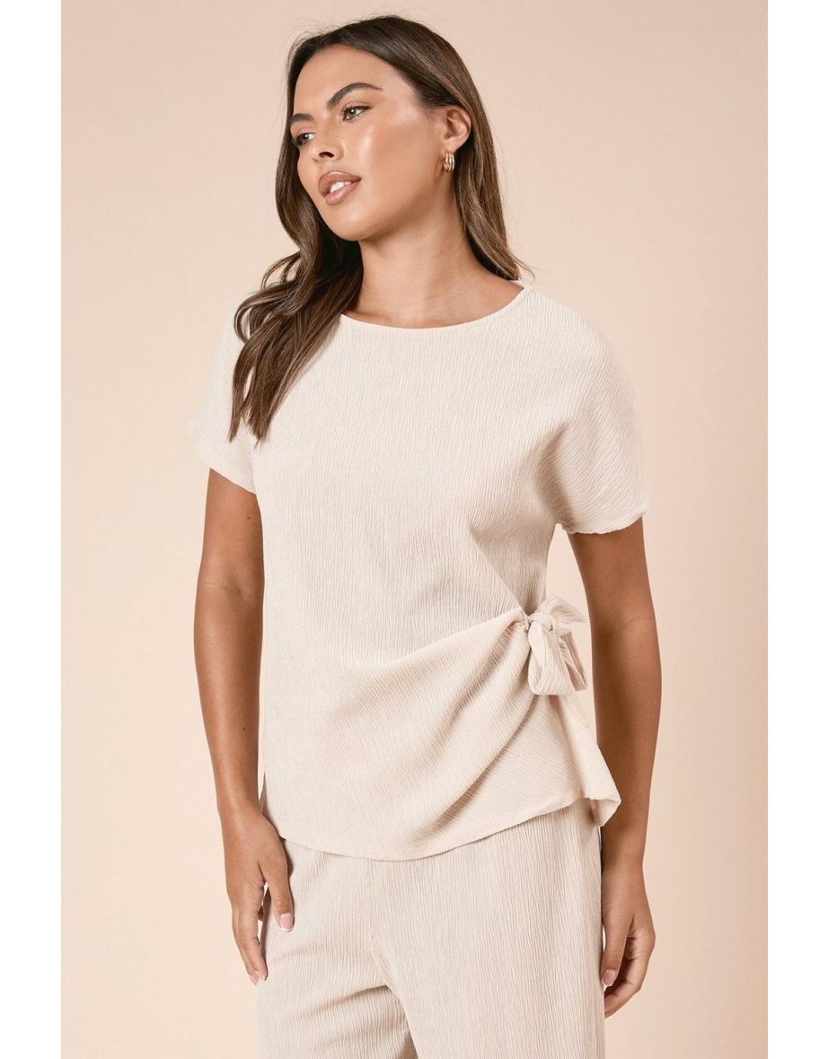 Knot Tie Side T Shirt