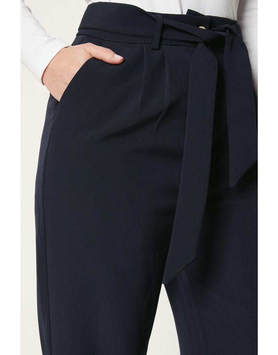 Principles by Debenhams Navy Wide Leg Trousers - 3