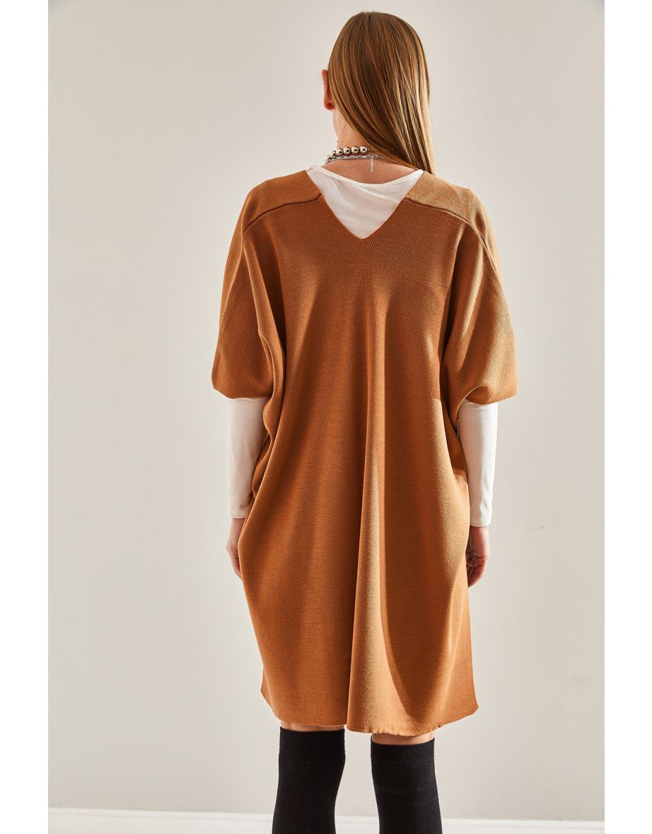 Women's Poncho Sweater - 5